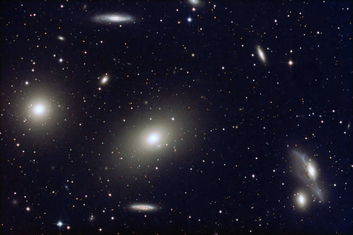 M86 & M84 Virgo Galaxy Group